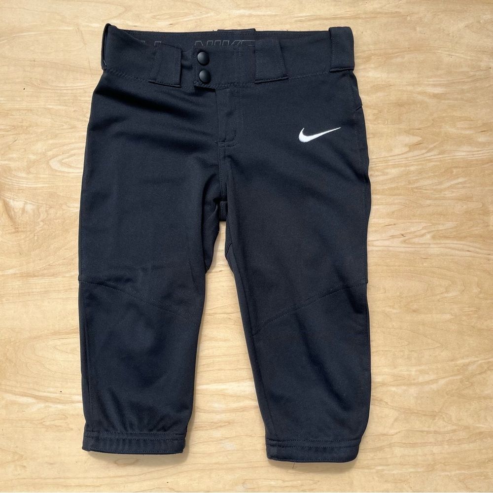 Nike Stock Vapor Select 2 Knicker 3/4 Softball Pant Girls' XS 0/2 Black FB7153